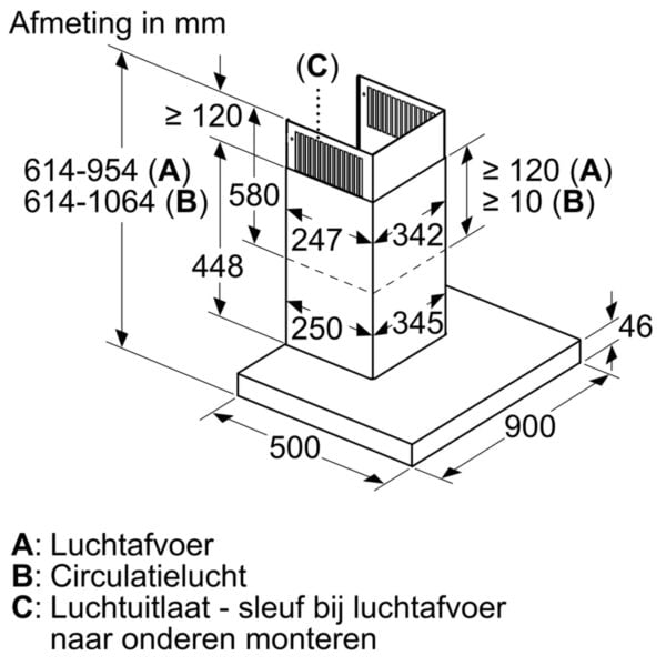 Siemens LC91BUR50 | 90 cm