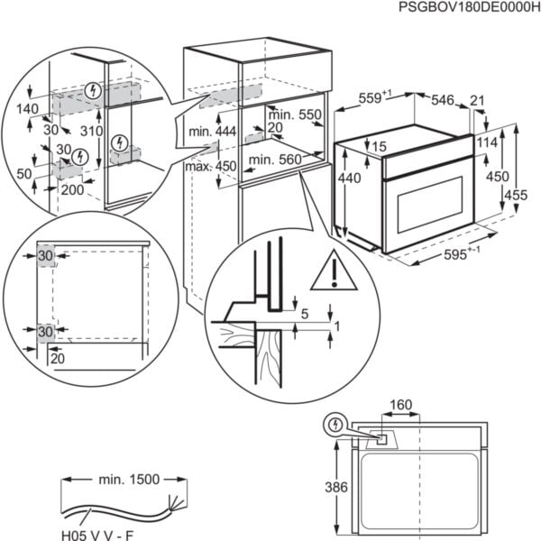 AEG KMK968090B | 45 cm