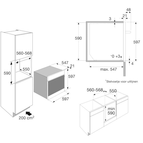 ATAG OX6695C | 60 cm